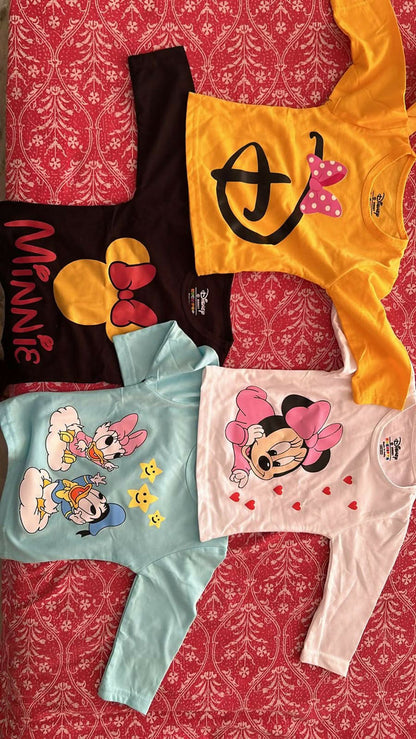 DISNEY full sleeves T-shirt (combo of 4)