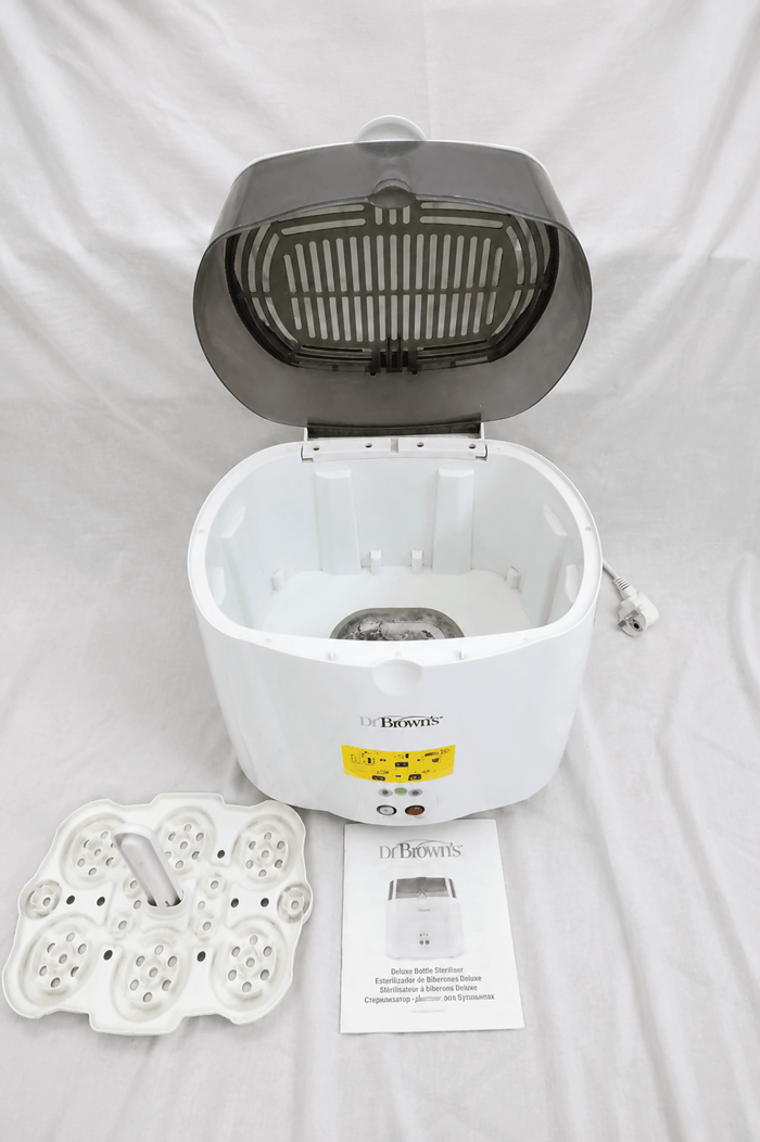 Dr Brown's Deluxe Electric Bottle Sterilizer Steam BPA Free 6 Bottle