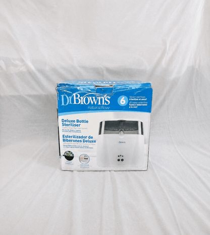 Dr Brown's Deluxe Electric Bottle Sterilizer Steam BPA Free 6 Bottle