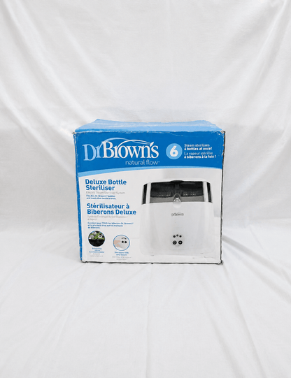 Dr Brown's Deluxe Electric Bottle Sterilizer Steam BPA Free 6 Bottle