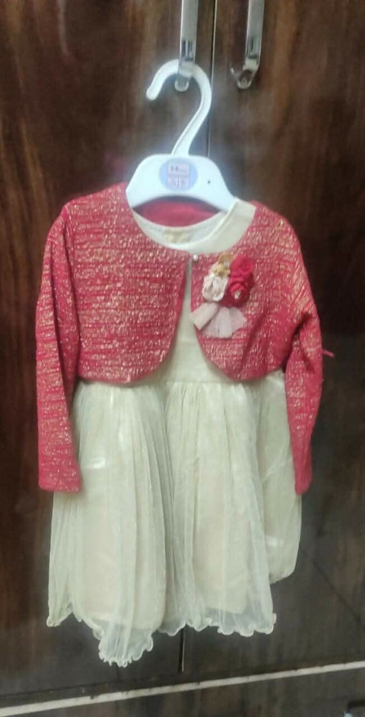 Dress/Frock with Jacket for Baby Girl - PyaraBaby