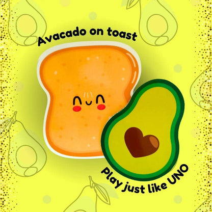 Avocado  On toast card game