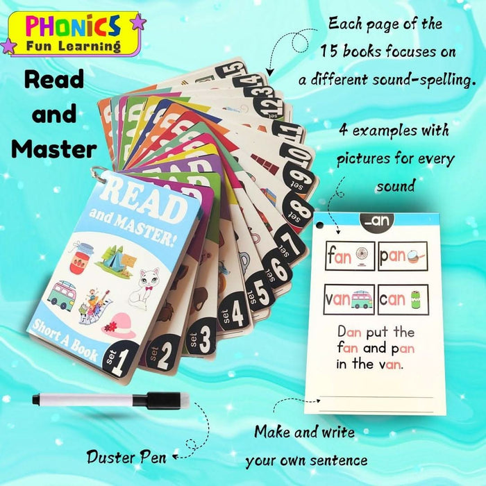 EDUSTAR (Phonics Combo) 44 Phonemes & Read and Master