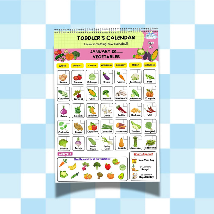 Edustar Todlers calendar