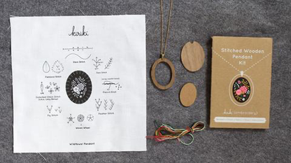 Embroidered Pendant Kit