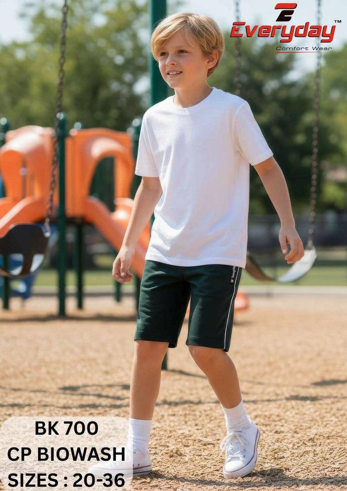 Everyday Boys Comfort Fit Biowash Shorts – Dark Green