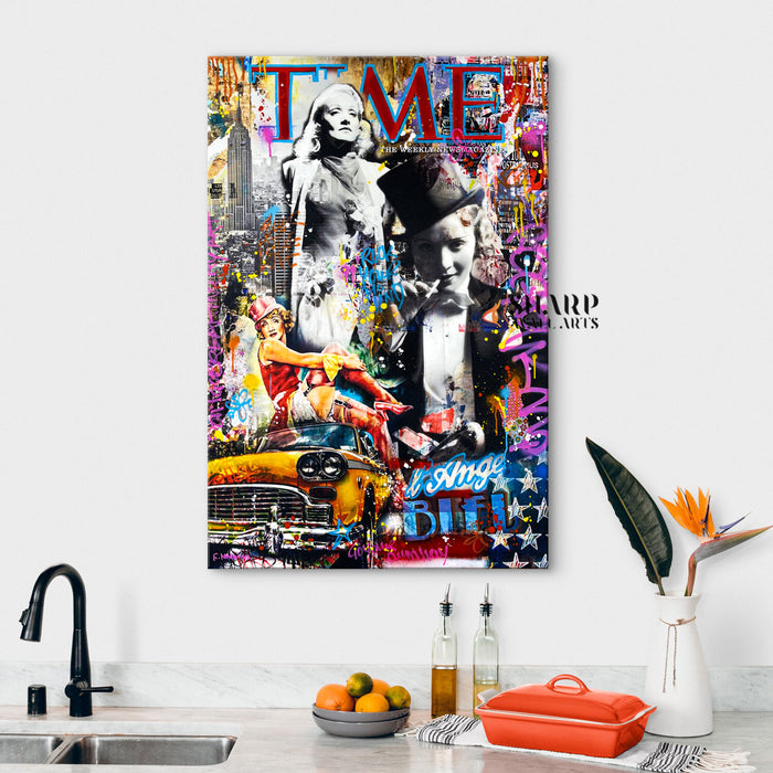 Famous New York Cover Magazine Canvas Wall Art