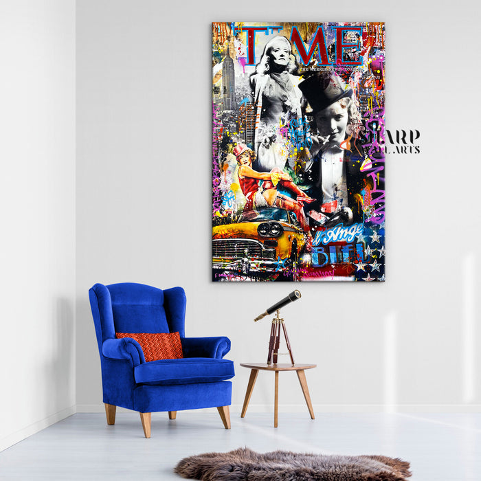 Famous New York Cover Magazine Canvas Wall Art