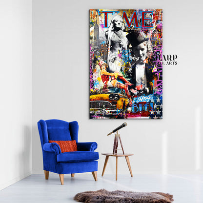 Famous New York Cover Magazine Canvas Wall Art