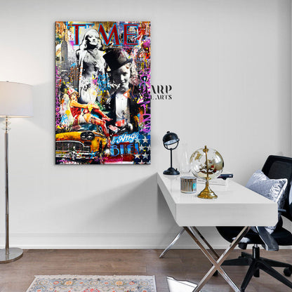 Famous New York Cover Magazine Canvas Wall Art