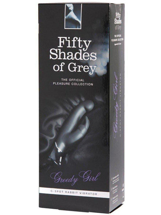 Fifty Shades of Grey Greedy Girl G Spot Rabbit Vibrator - 36 Vibration Modes, USB Rechargeable, Waterproof Eldorado