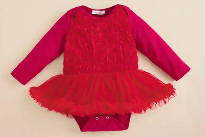 Buy Floral Appliqué Party Dress – Elegant, Comfortable Occasion Wear for Baby Girls