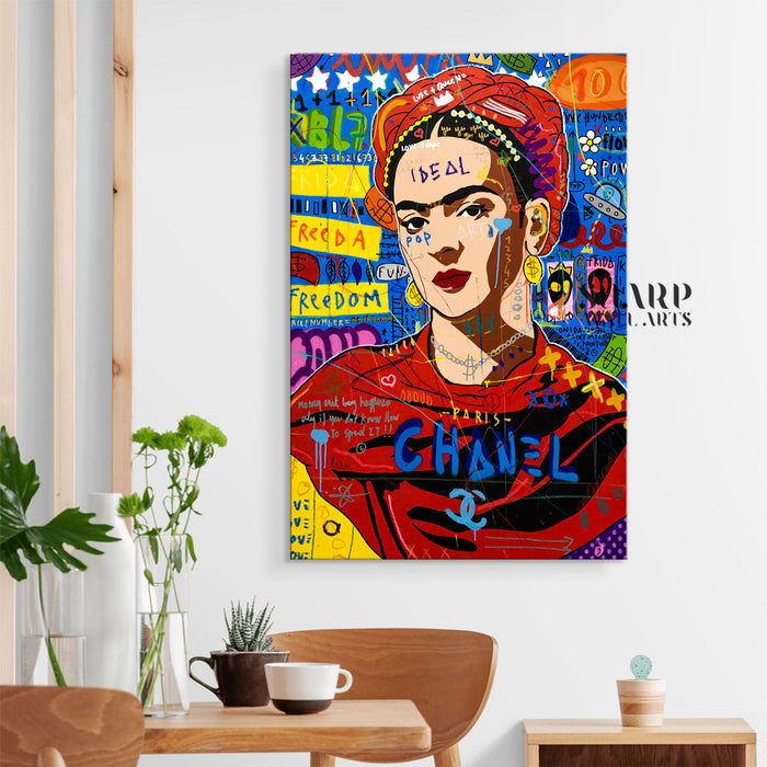 Frida Kahlo Ideal Pop Art Wall Canvas
