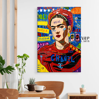 Frida Kahlo Ideal Pop Art Wall Canvas