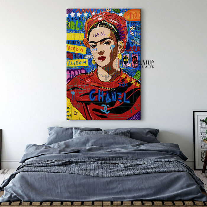 Frida Kahlo Ideal Pop Art Wall Canvas