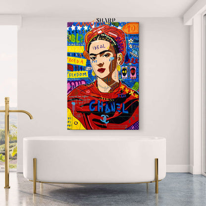 Frida Kahlo Ideal Pop Art Wall Canvas