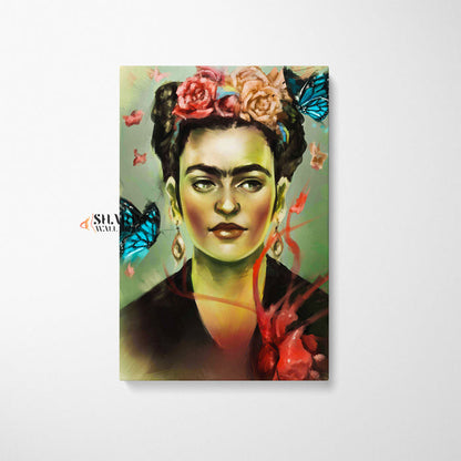 Frida Kahlo Oil Painting Style Canvas Wall Art