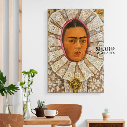 Frida Kahlo Self Portrait As A Tehuana Canvas Wall Art