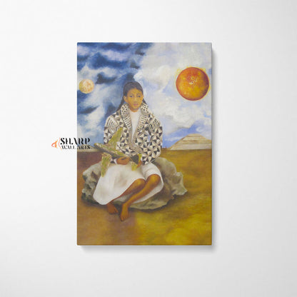 Frida Kahlo Sun And Moon Canvas Wall Art