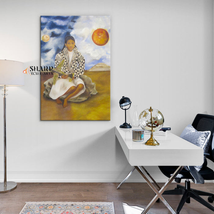 Frida Kahlo Sun And Moon Canvas Wall Art