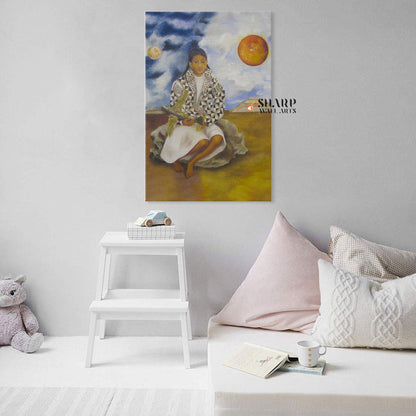 Frida Kahlo Sun And Moon Canvas Wall Art