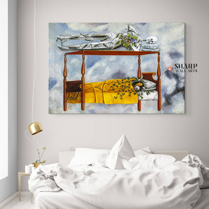Frida Kahlo The Dream Canvas Wall Art