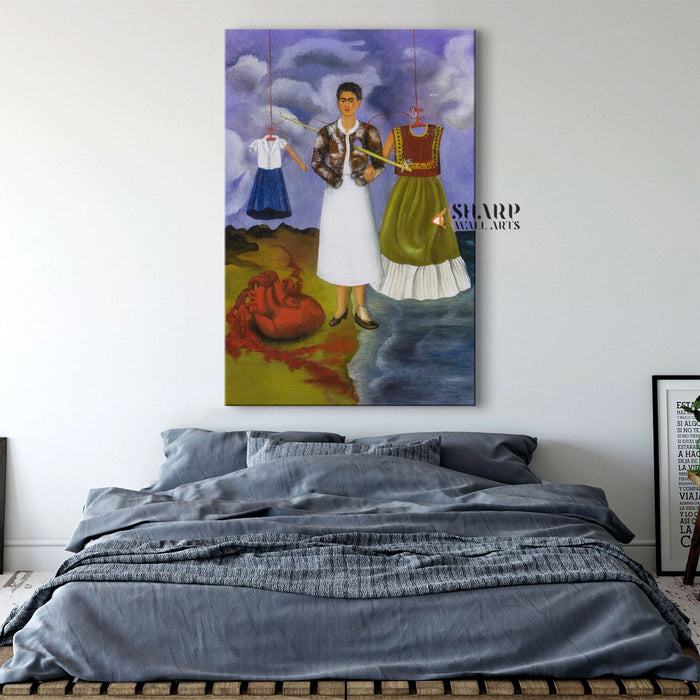 Frida Kahlo The Heart Canvas Wall Art