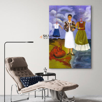 Frida Kahlo The Heart Canvas Wall Art