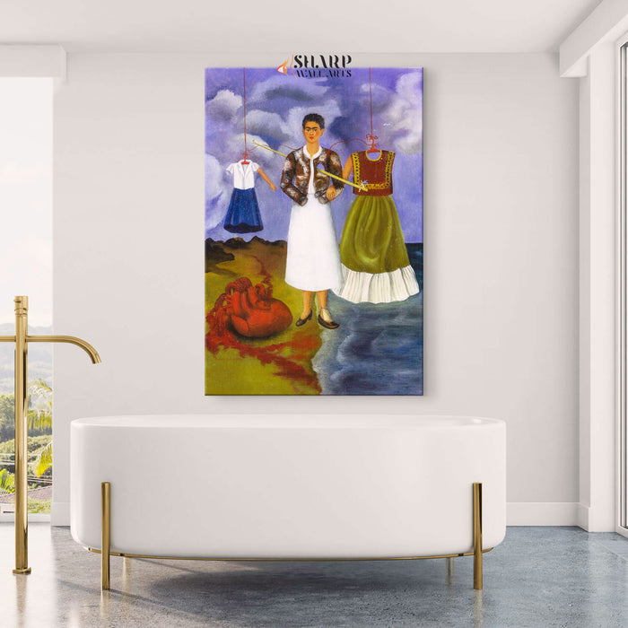 Frida Kahlo The Heart Canvas Wall Art