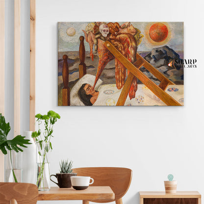 Frida Kahlo The Hopeless Canvas Wall Art