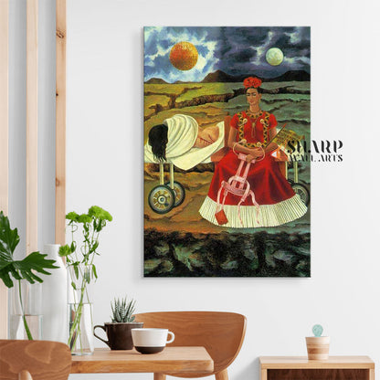Frida Kahlo Tree Of Hope Canvas Wall Art