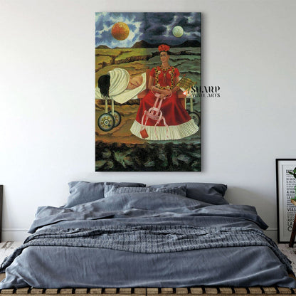Frida Kahlo Tree Of Hope Canvas Wall Art
