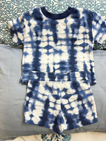 BABY GAP Blue Tie & Dye Co-ord Set – Stylish, Soft & Comfortable for Babies