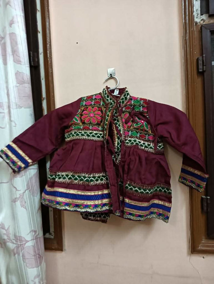 Garba Wear Kedia Reddish - PyaraBaby