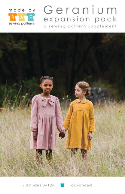 Geranium Dress Expansion Pack (size 0-12)