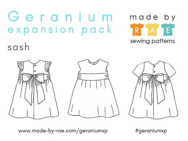 Geranium Dress Expansion Pack (size 0-12)