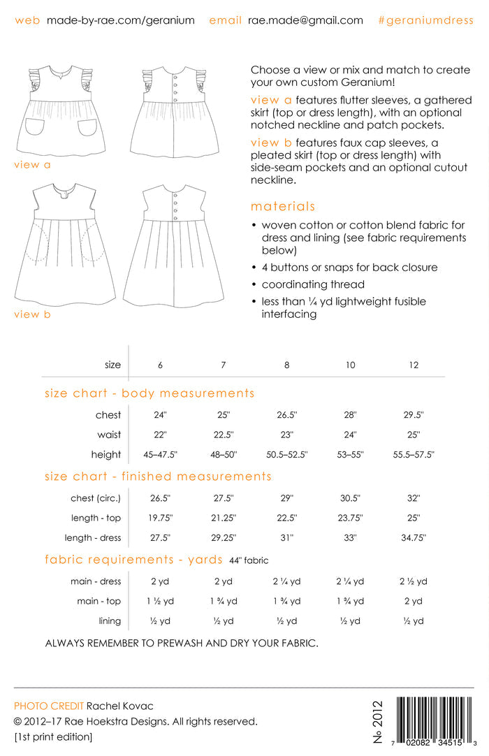 Geranium Dress