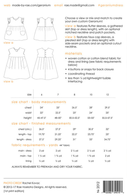 Geranium Dress