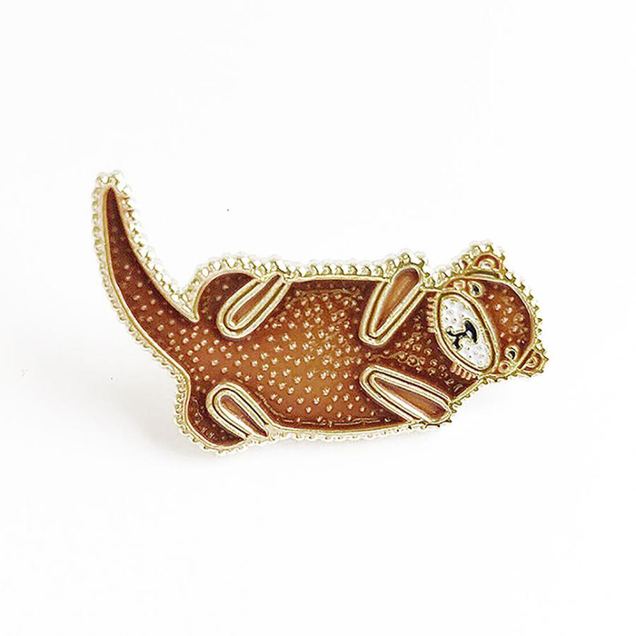 Gingiber Enamel Pins