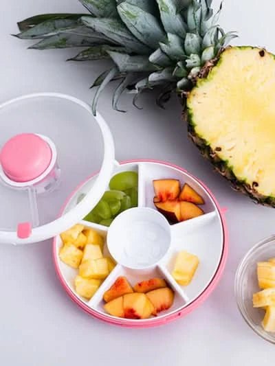 GoBe Snack Spinner Small - Coral Pink