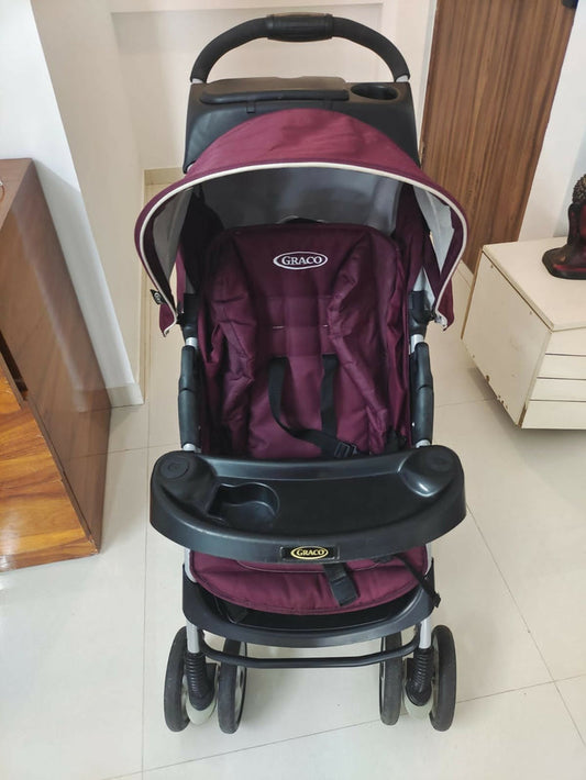 GRACO baby stroller, GRACO pram for baby, travel-friendly stroller, lightweight baby pram, newborn stroller GRACO, comfortable baby stroller