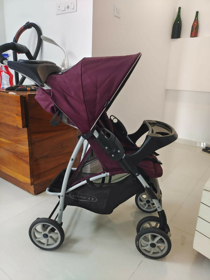 GRACO baby stroller, GRACO pram for baby, travel-friendly stroller, lightweight baby pram, newborn stroller GRACO, comfortable baby stroller