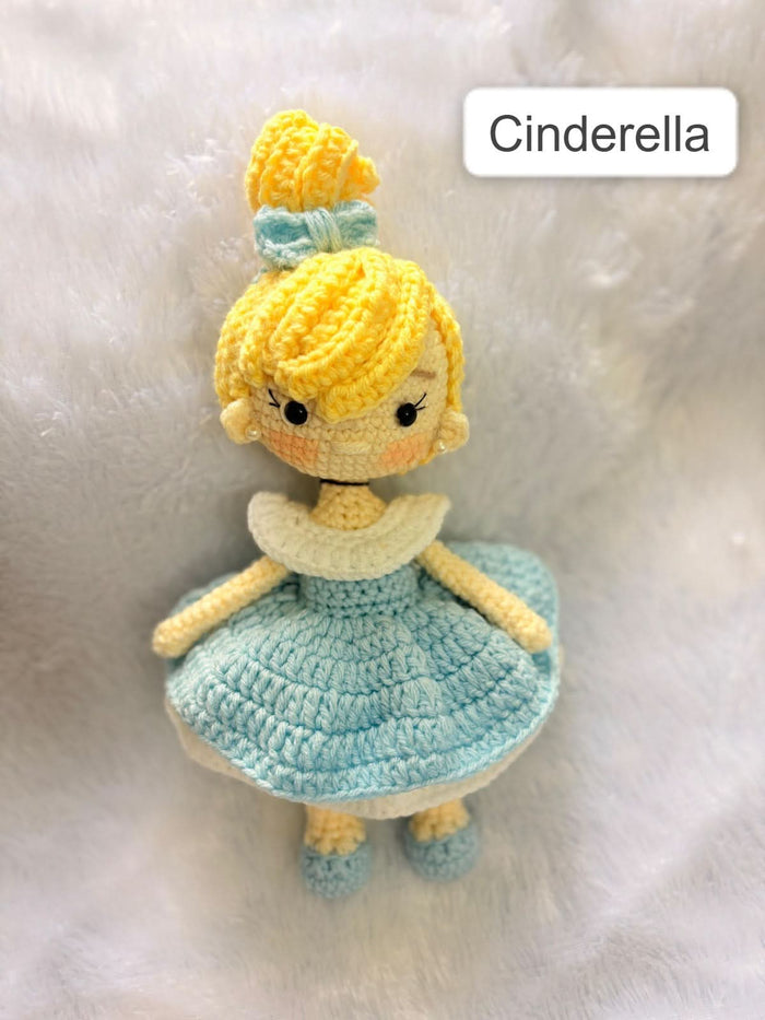 Hand Crocheted Princess Dolls ( Designs Available )