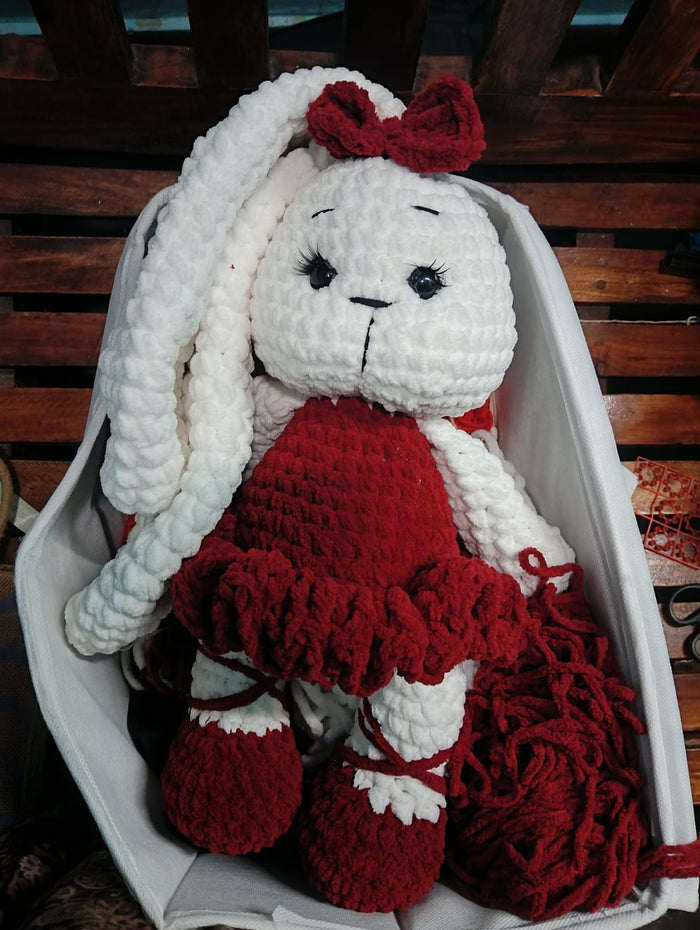 Handmade Crochet Bunny Plushie