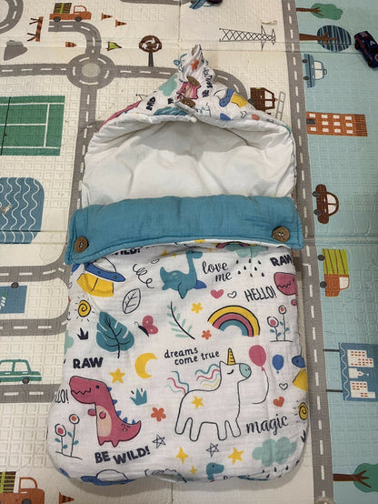 HAUS & KINDER 3 in 1  Baby Sleeping Bag and Carry Nest