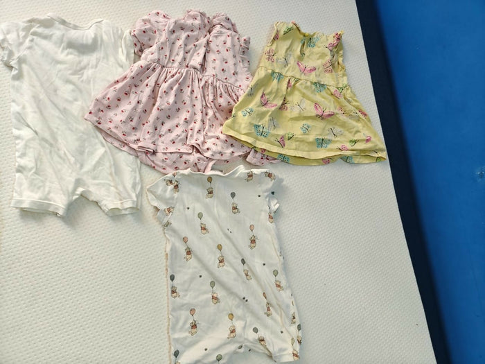 H&M Set of 4 Dresses for Baby Girl