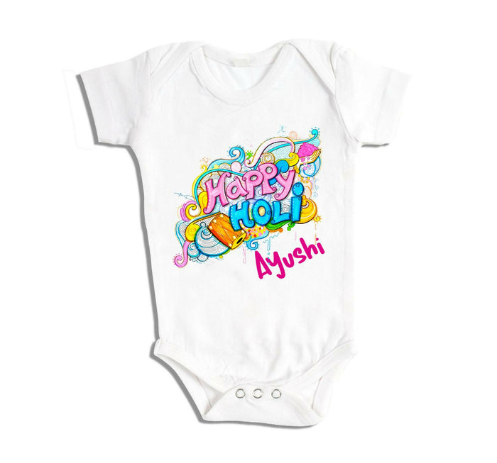 Holi Special Baby Rompers