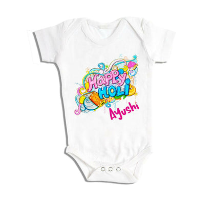 Holi Special Baby Rompers