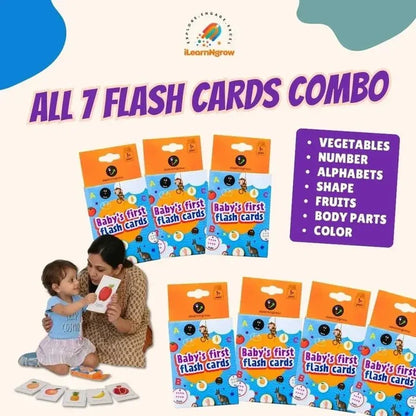 I LEARNNGROW All 7 Flash Cards