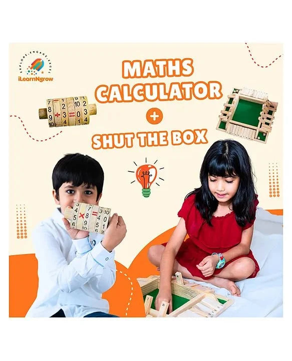 I LEARNNGROW Maths Calculator + Shut The box